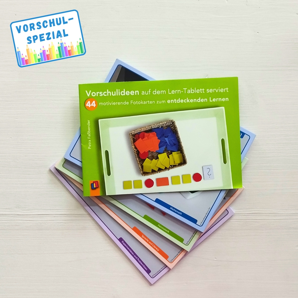 Vorschulideen auf dem Lern-Tablett serviert Vorschulideen auf dem Lern-Tablett serviert
