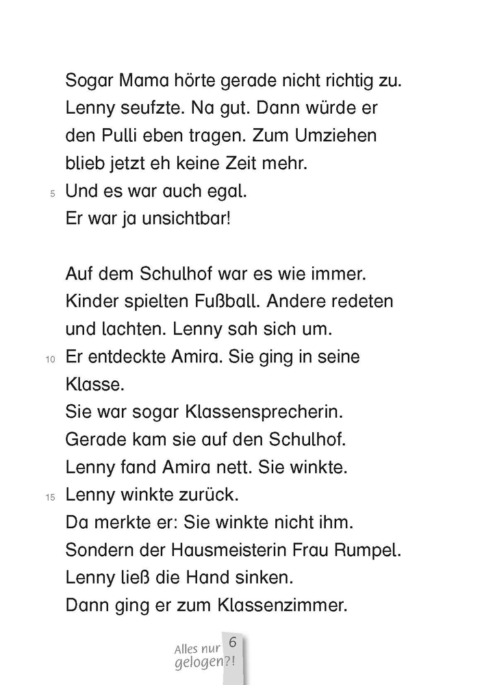 Alles nur gelogen?! – Lesestufe 1
