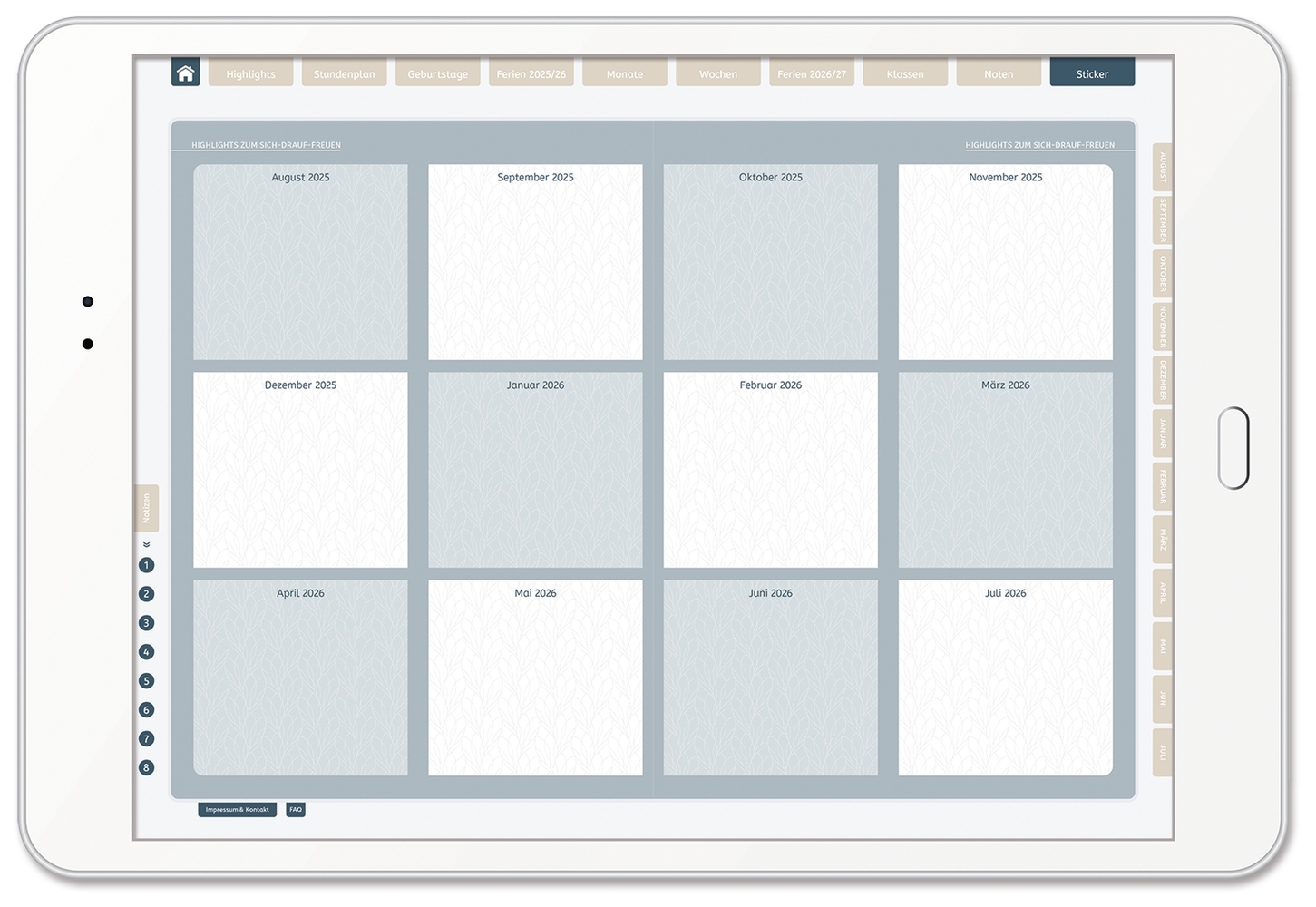 Mein digitaler Lehrerplaner (6 Unterrichtsstunden) – Nordwind – Lehrerkalender für das Schuljahr 2025/2026 - PDF-Basis-Lizenz Mein digitaler Lehrerplaner (6 Unterrichtsstunden) – Nordwind – Lehrerkalender für das Schuljahr 2025/2026 - PDF-Basis-Lizenz