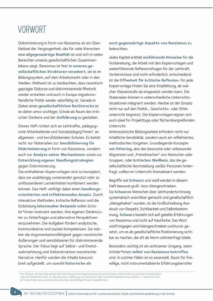 Anti-Rassismus für Schüler*innen