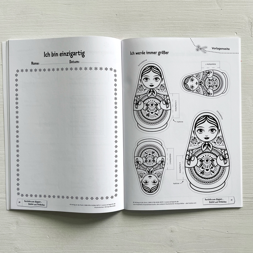 Portfolio zum Klappen, Drehen und Entdecken - Band 1 Portfolio zum Klappen, Drehen und Entdecken - Band 1