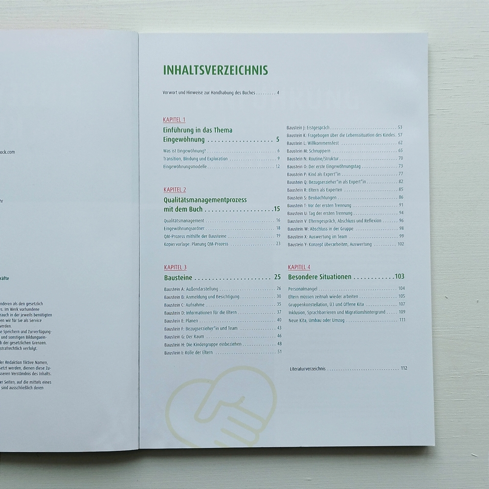 Eingewöhnung in der Kita – mit den Eltern Hand in Hand Eingewöhnung in der Kita – mit den Eltern Hand in Hand