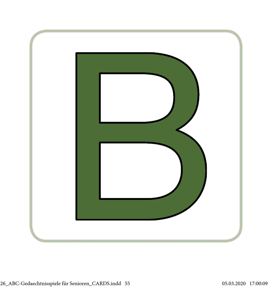 Abc-Gedächtnisspiele für Senioren Abc-Gedächtnisspiele für Senioren