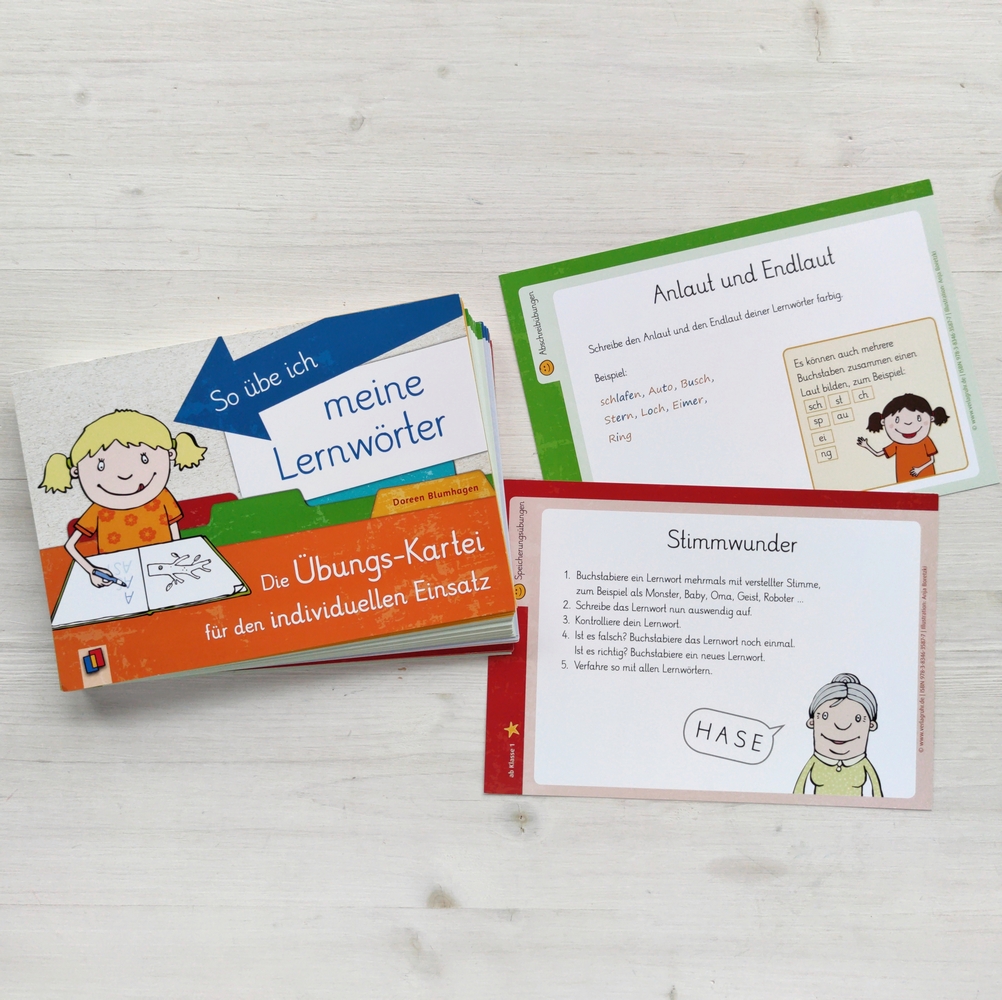 So übe ich meine Lernwörter So übe ich meine Lernwörter