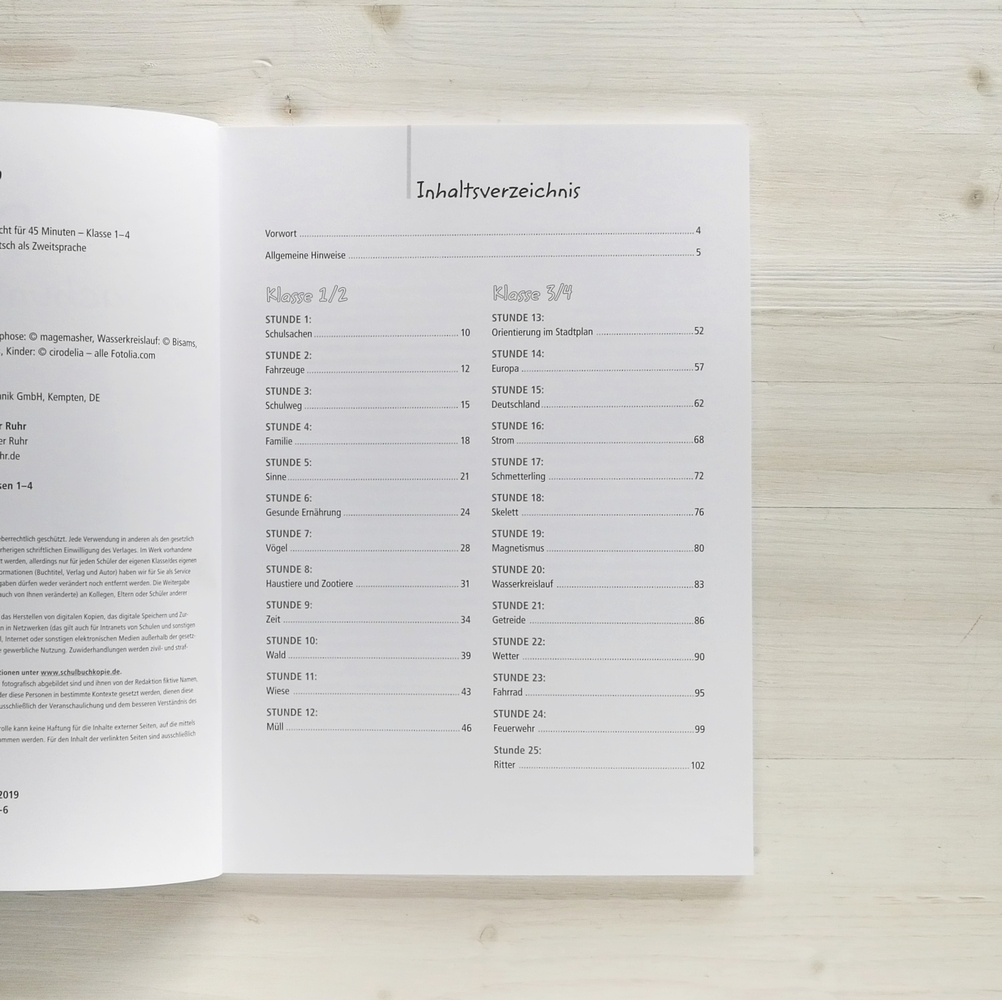 25 x DaZ im Sachunterricht für 45 Minuten – Klasse 1-4 25 x DaZ im Sachunterricht für 45 Minuten – Klasse 1-4