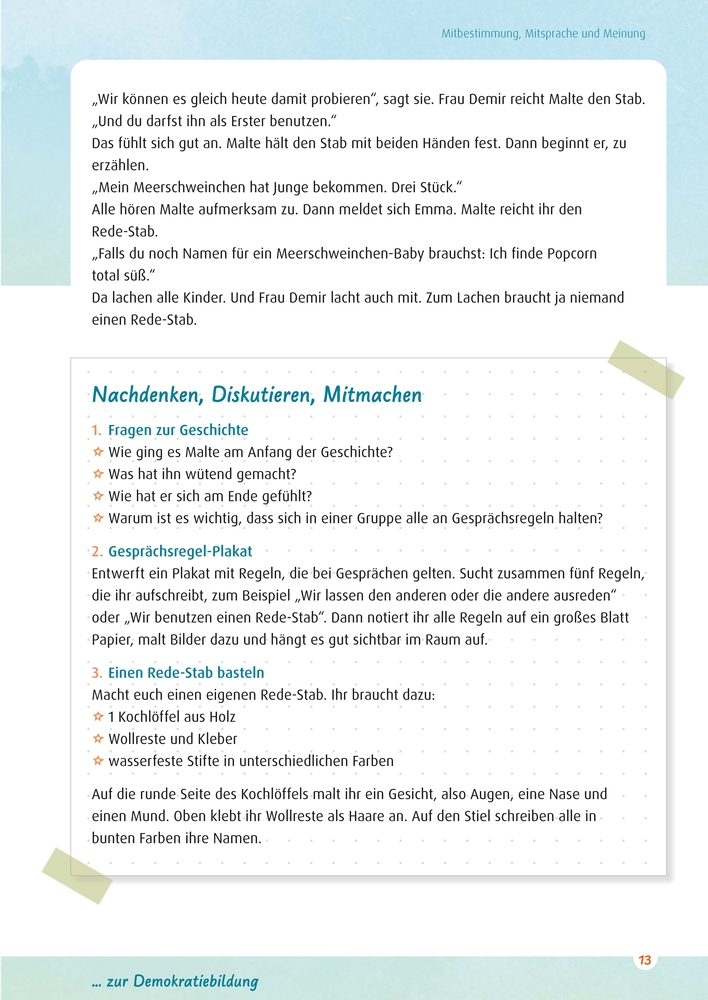 40 Geschichten zur Demokratiebildung