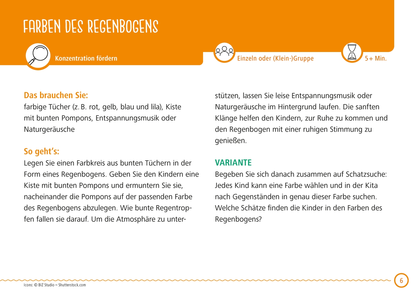 Zur Ruhe kommen in der Kita Zur Ruhe kommen in der Kita