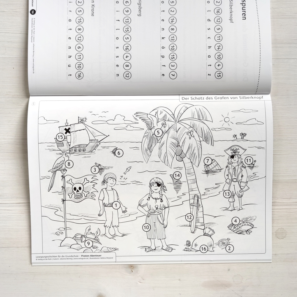 Lesespurgeschichten für die Grundschule – Piraten-Abenteuer Lesespurgeschichten für die Grundschule – Piraten-Abenteuer