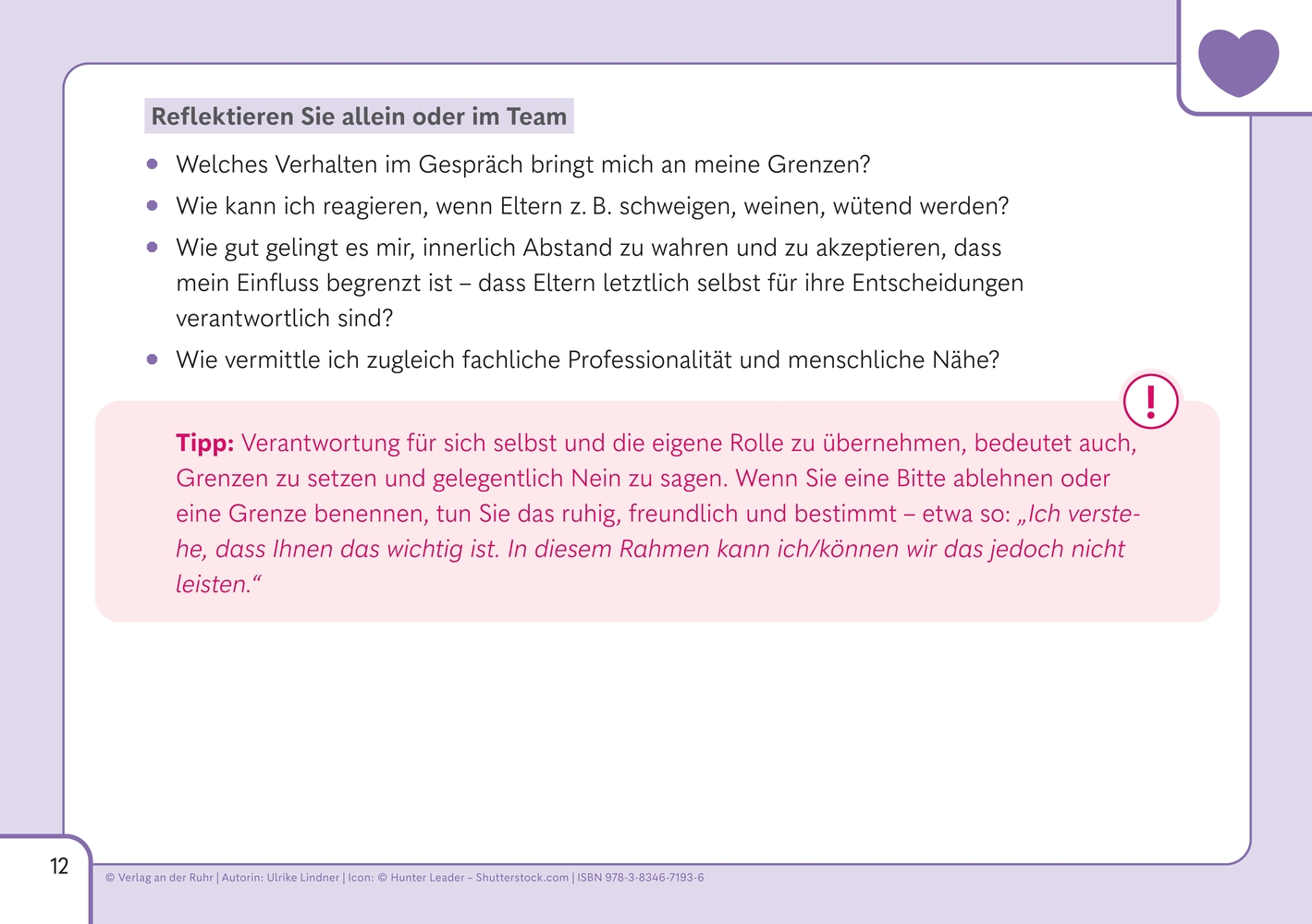 Klare Worte finden – Methodenkarten