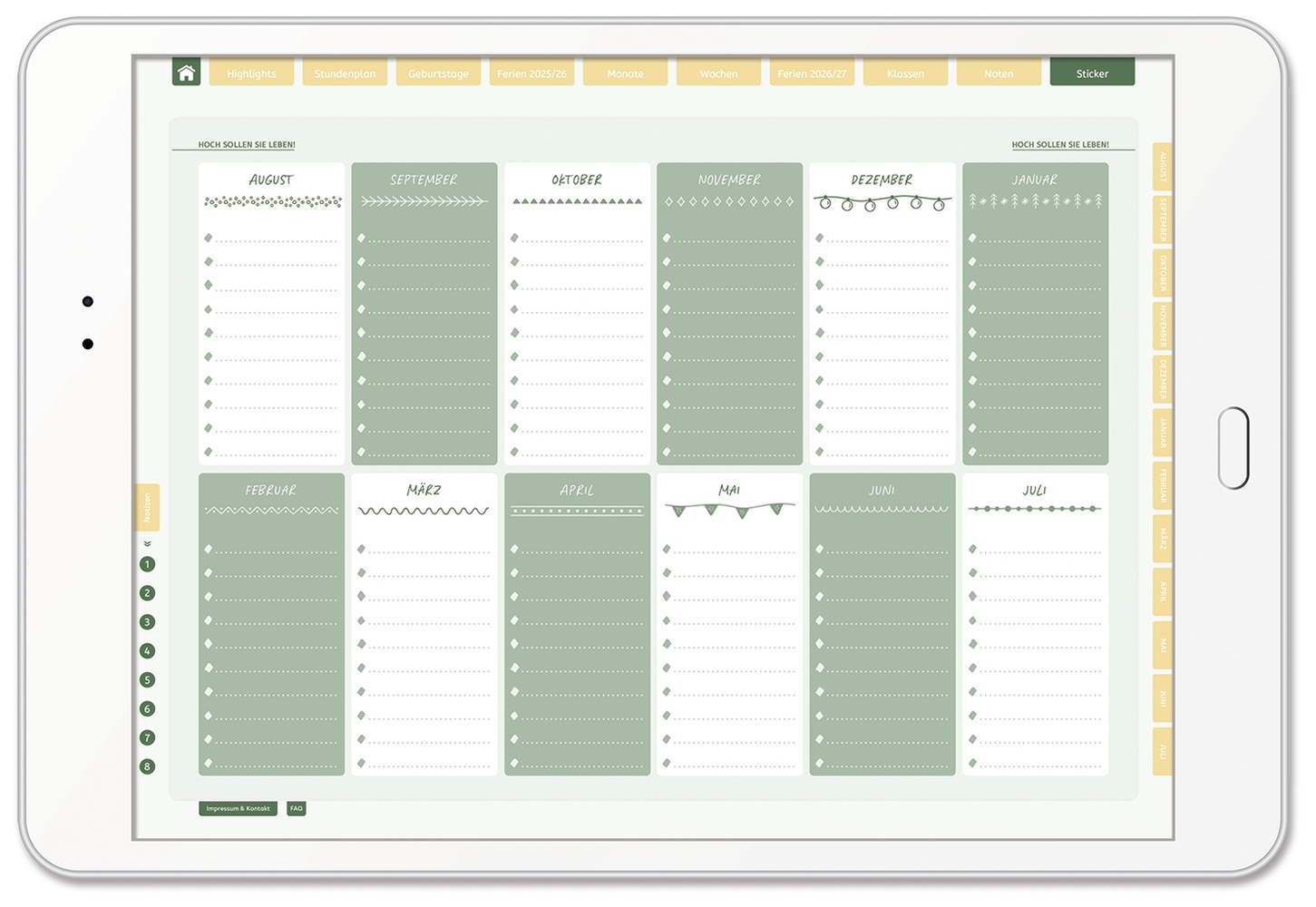 Mein digitaler Lehrerplaner (10 Unterrichtsstunden) – Sommerblüte – Lehrerkalender für das Schuljahr 2025/2026 - PDF-Basis-Lizenz Mein digitaler Lehrerplaner (10 Unterrichtsstunden) – Sommerblüte – Lehrerkalender für das Schuljahr 2025/2026 - PDF-Basis-Lizenz