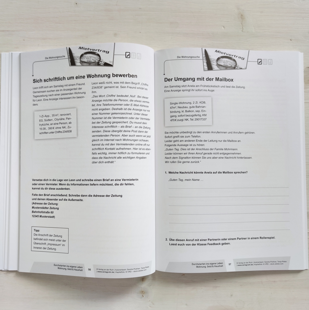 Durchstarten ins eigene Leben - Wohnung, Geld und Haushalt Durchstarten ins eigene Leben - Wohnung, Geld und Haushalt