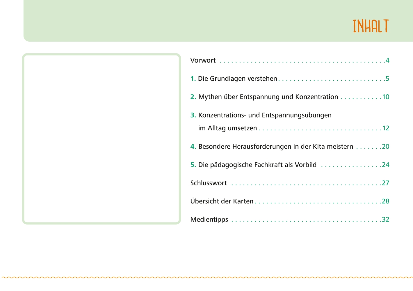 Zur Ruhe kommen in der Kita Zur Ruhe kommen in der Kita