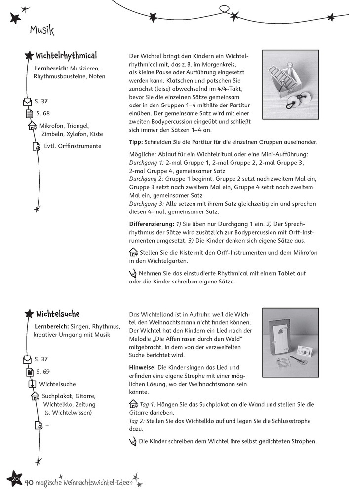 40 magische Weihnachtswichtel-Ideen, Klasse 3/4