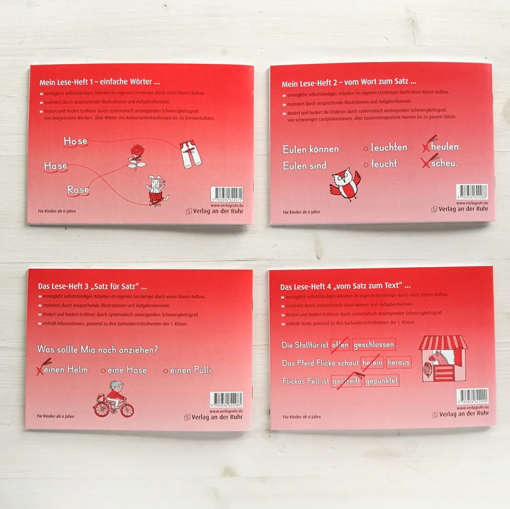 Mein Lese-Heft 4 – vom Satz zum Text Mein Lese-Heft 4 – vom Satz zum Text