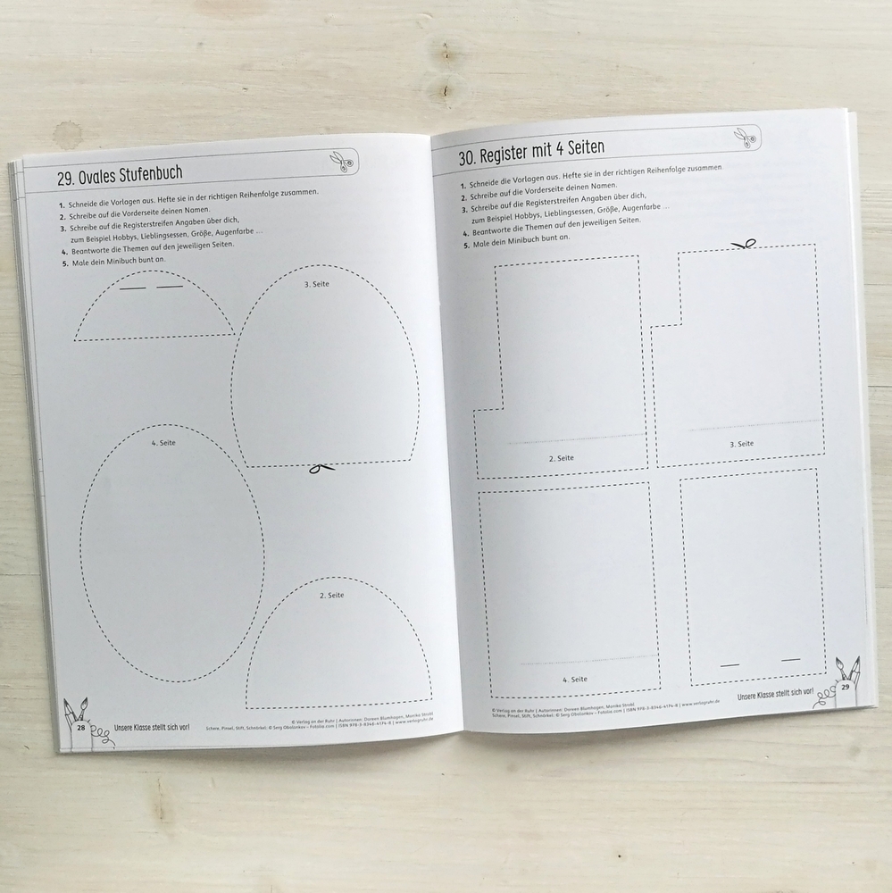 Unsere Klasse stellt sich vor! – Minibuch-Vorlagen für Klassentür, Pinnwand & Co.