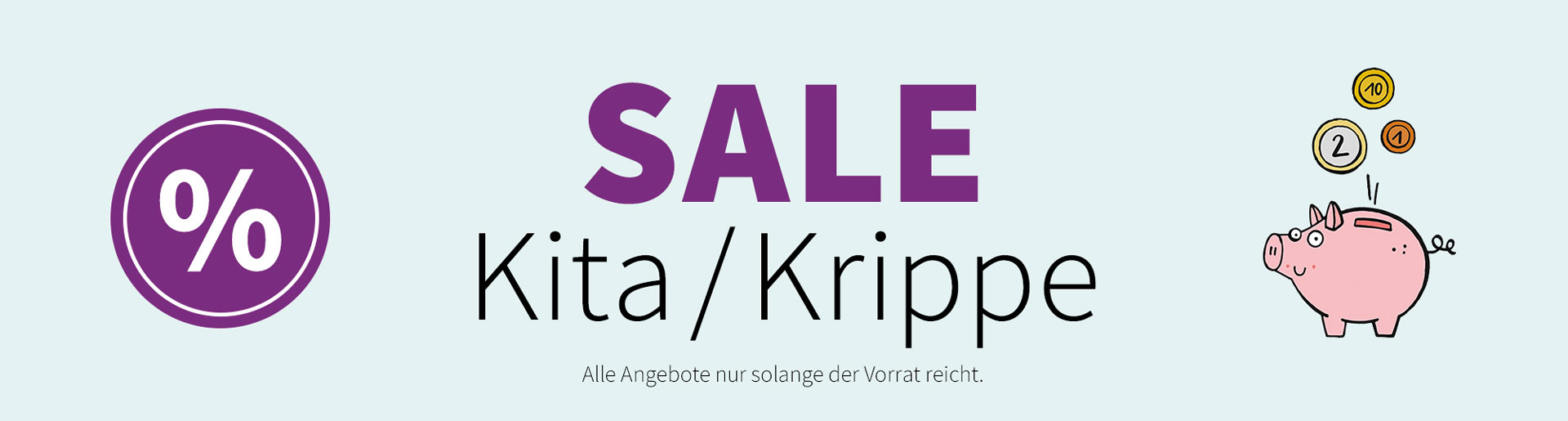 Banner Sale Kita / Krippe