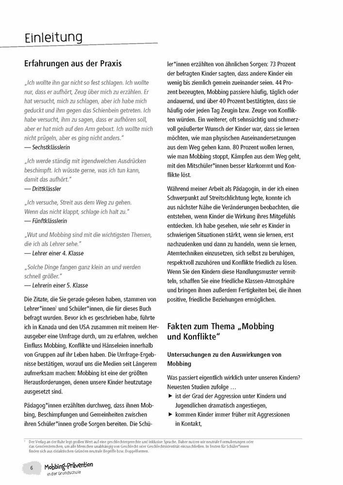 Mobbing-Prävention in der Grundschule, aktualisierte Neuauflage