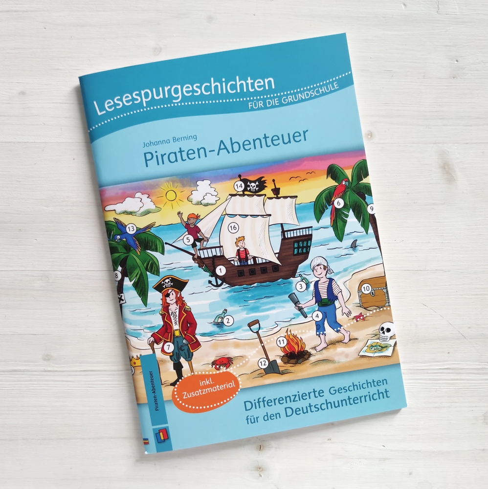 Lesespurgeschichten für die Grundschule – Piraten-Abenteuer