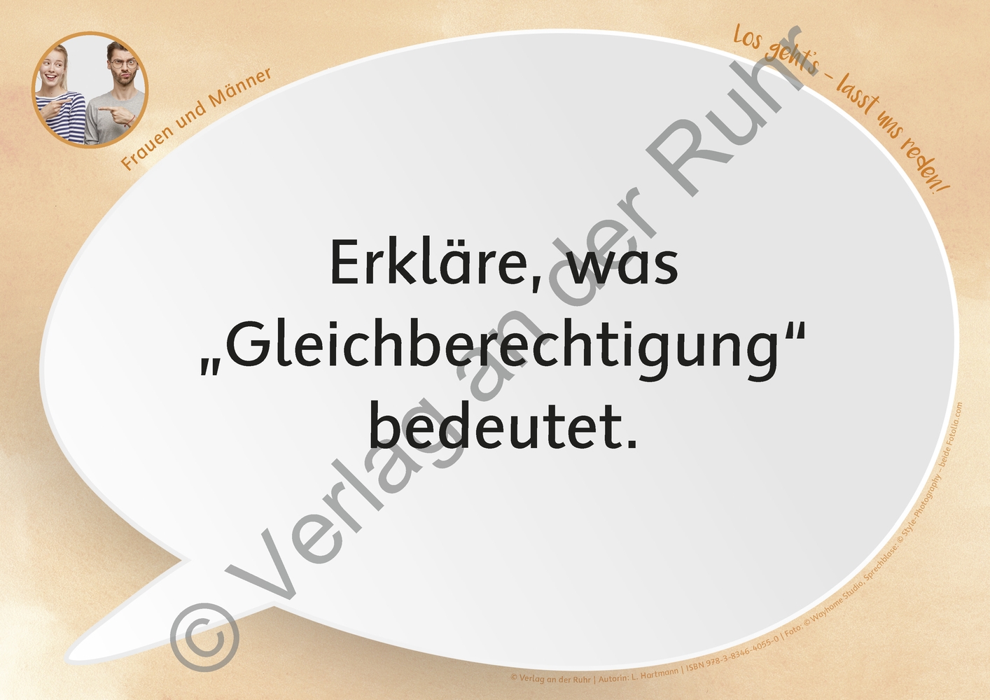 Los geht's - lasst uns reden! Los geht's - lasst uns reden!