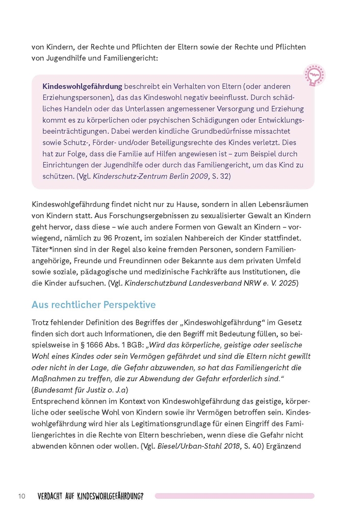 Verdacht auf Kindeswohlgefährdung?​