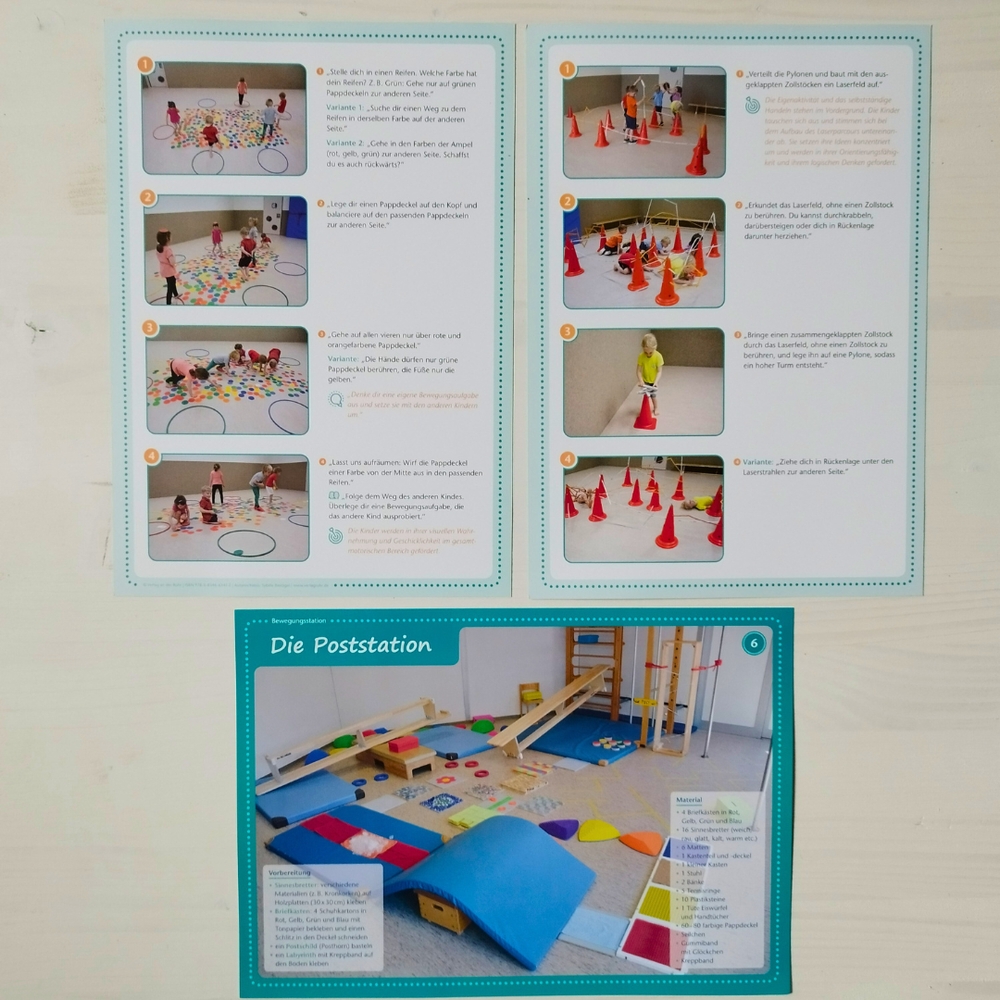 Bewegungsstationen für Vorschulkinder Bewegungsstationen für Vorschulkinder