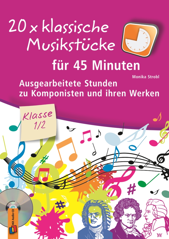 20 x klassische Musikstücke für 45 Minuten – Klasse 1/2