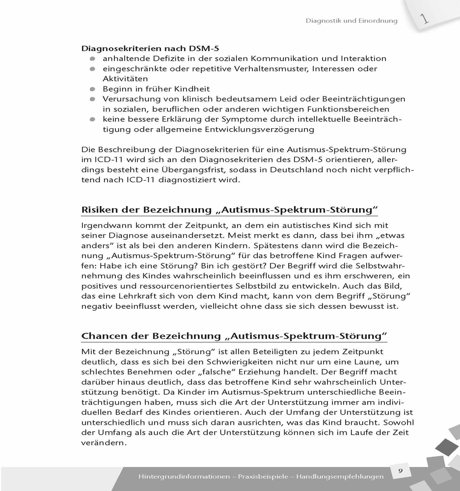 Autismus-Spektrum-Störung in der Schule