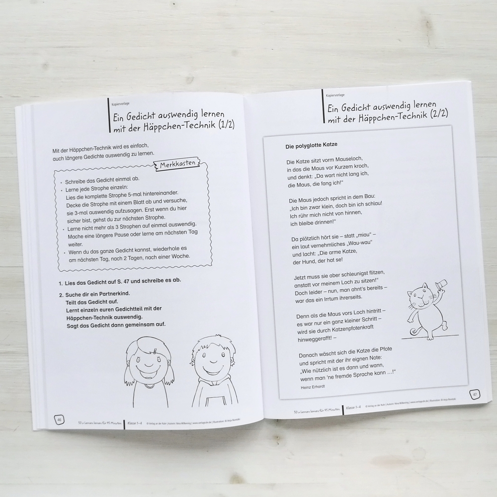 30 x Lernen lernen für 45 Minuten – Klasse 1-4 30 x Lernen lernen für 45 Minuten – Klasse 1-4