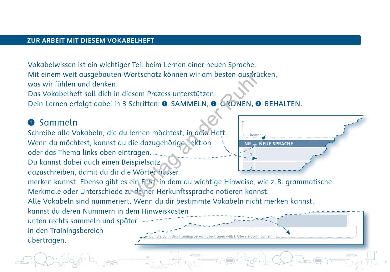 Mein Vokabelheft mit System Mein Vokabelheft mit System