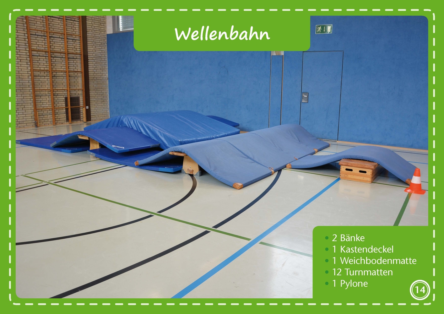 Stationen-Fotokarten für den Sportunterricht – Klasse 1/2