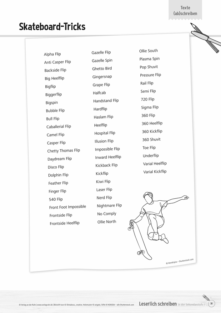 Leserlich schreiben in der Sekundarstufe I​