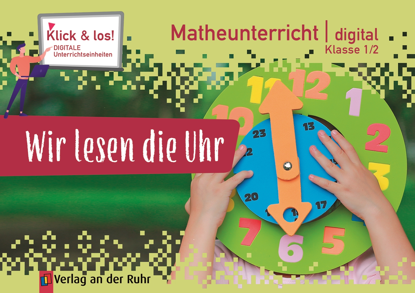 Wir lesen die Uhr – Matheunterricht digital – Klasse 1/2 – Premium-Lizenz – Online