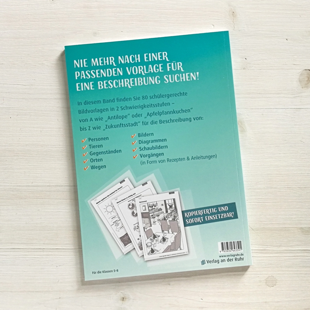 Personen, Gegenstände, Vorgänge & Co – Beschreibungen im Deutschunterricht trainieren Personen, Gegenstände, Vorgänge & Co – Beschreibungen im Deutschunterricht trainieren
