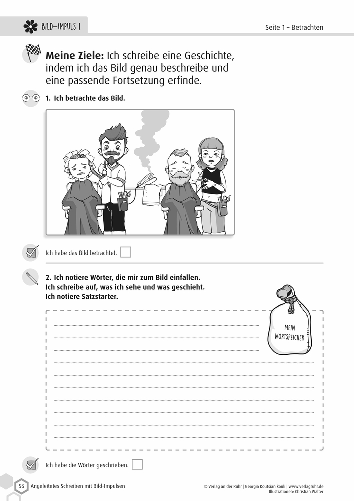 Angeleitetes Schreiben mit Bild-Impulsen