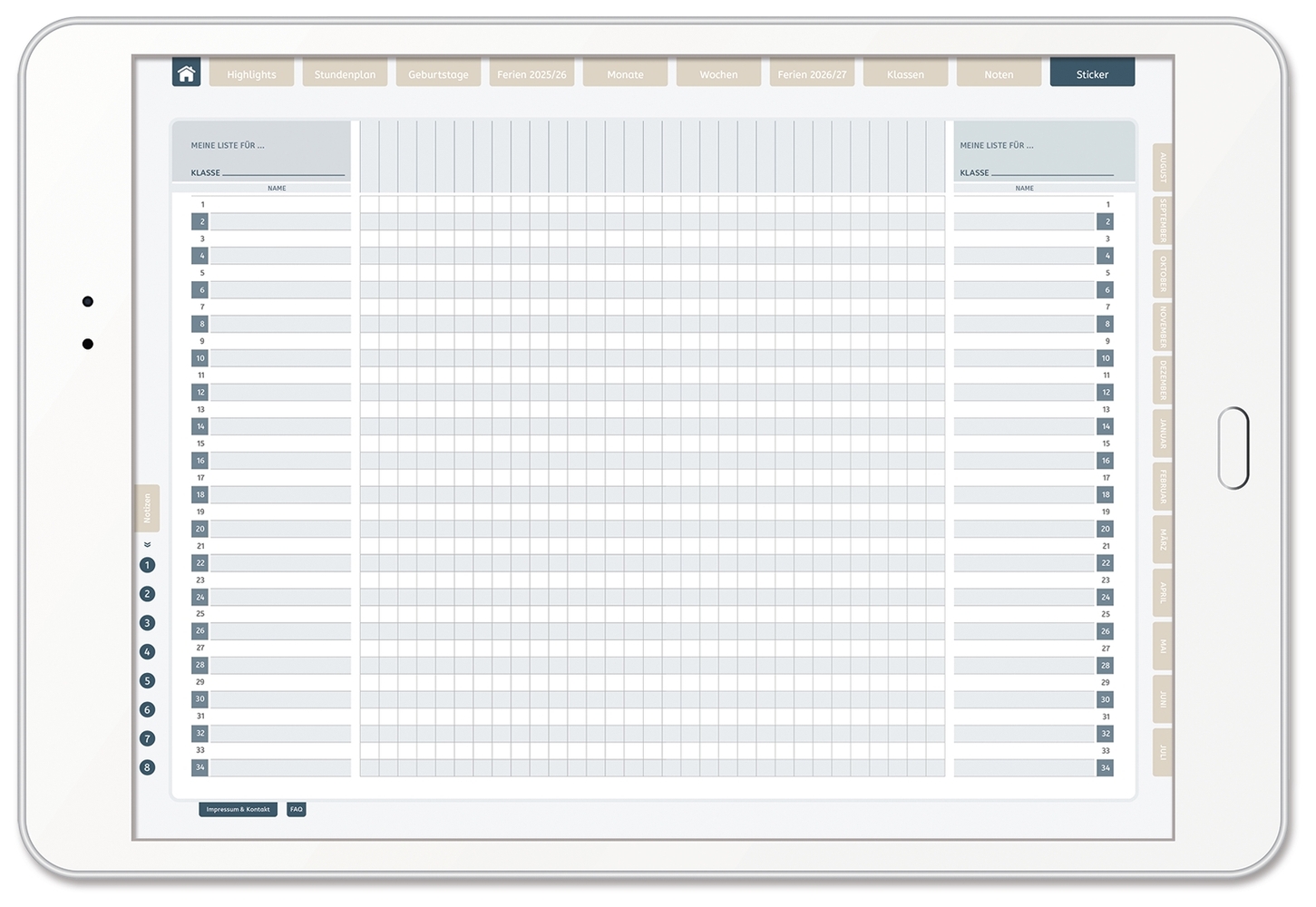 Mein digitaler Lehrerplaner (6 Unterrichtsstunden) – Nordwind – Lehrerkalender für das Schuljahr 2025/2026 - PDF-Basis-Lizenz Mein digitaler Lehrerplaner (6 Unterrichtsstunden) – Nordwind – Lehrerkalender für das Schuljahr 2025/2026 - PDF-Basis-Lizenz