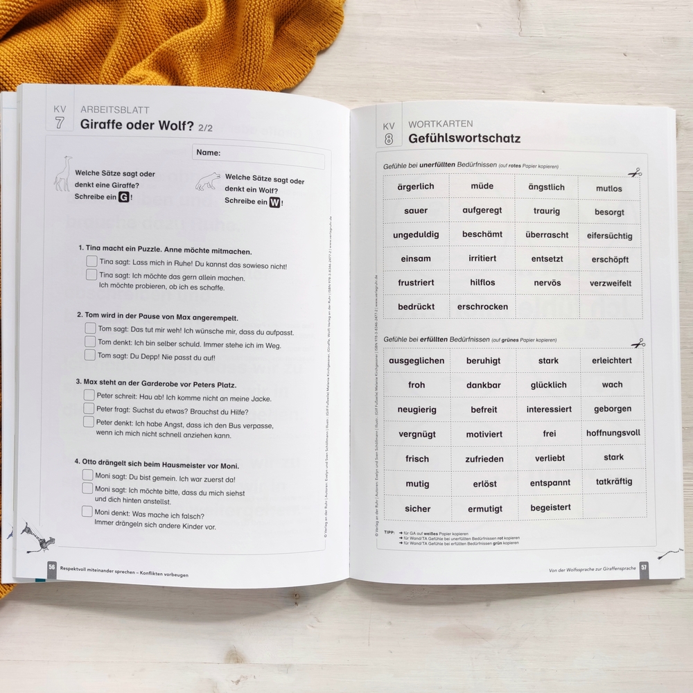 Respektvoll miteinander sprechen – Konflikten vorbeugen Respektvoll miteinander sprechen – Konflikten vorbeugen