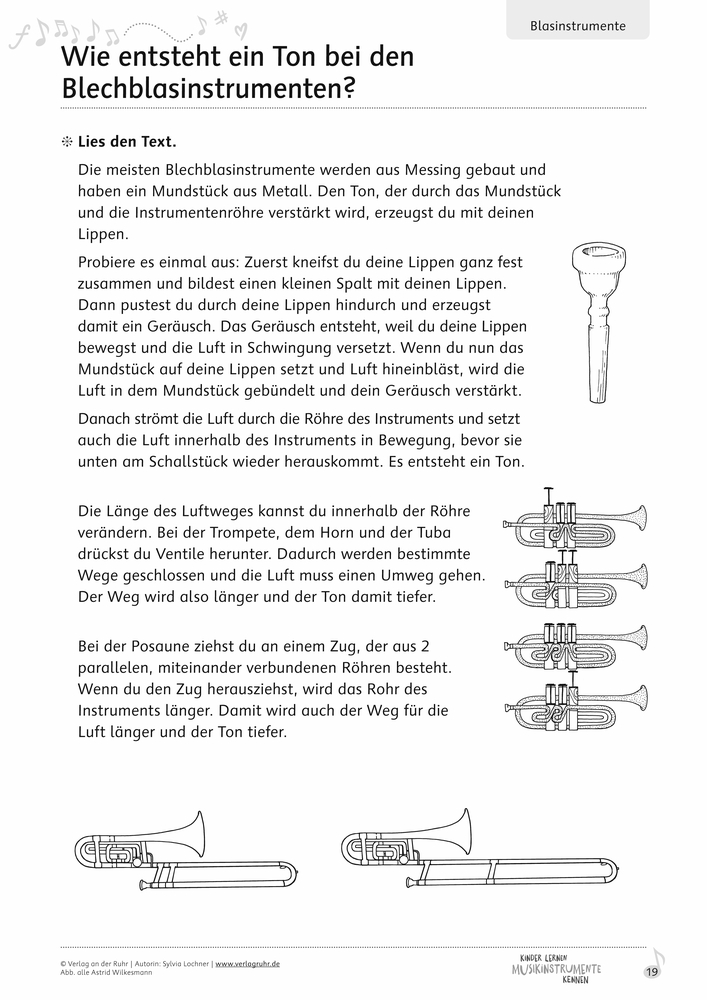 Kinder lernen Musikinstrumente kennen – Klasse 3/4