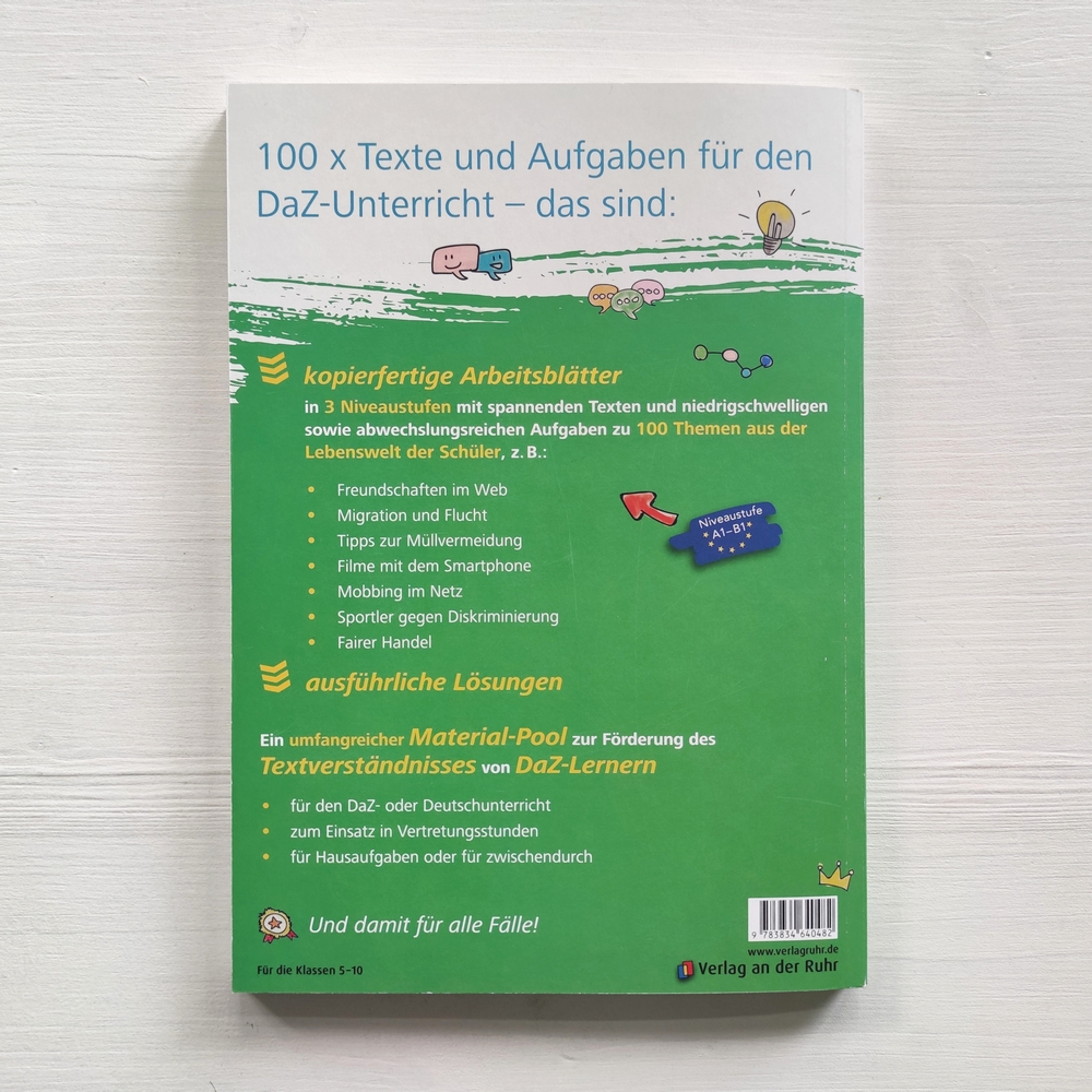 100 x Texte und Aufgaben für den DaZ-Unterricht 100 x Texte und Aufgaben für den DaZ-Unterricht