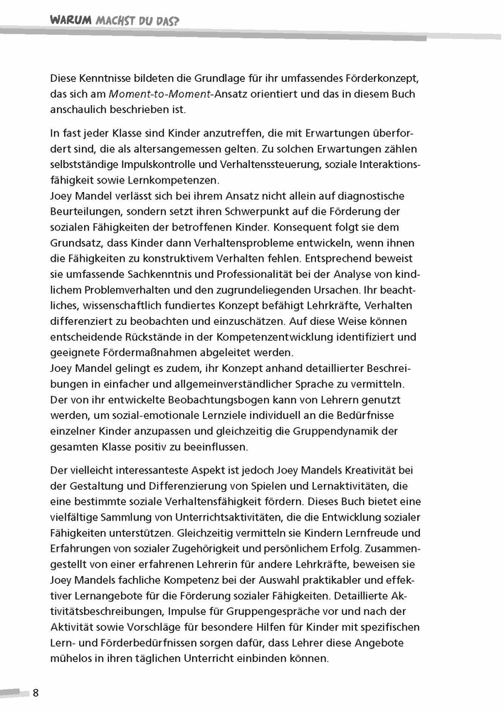 Warum machst du das? Sozial-emotionale Auffälligkeiten von Grundschülern hinterfragen und angemessen reagieren