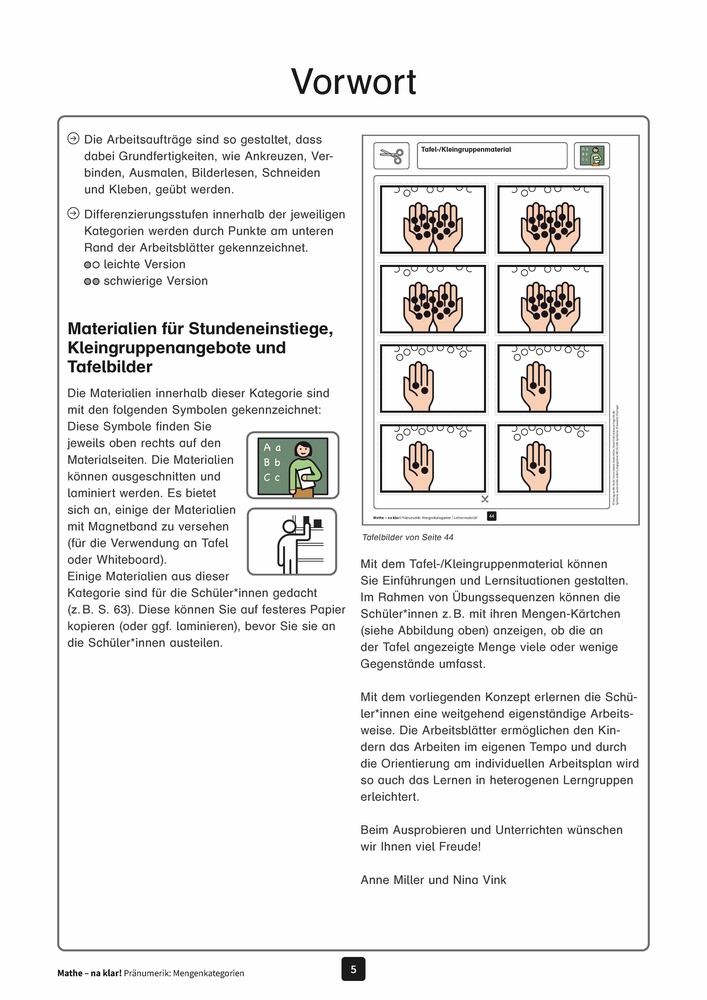 Mathe - na klar! Pränumerik: Mengenkategorien