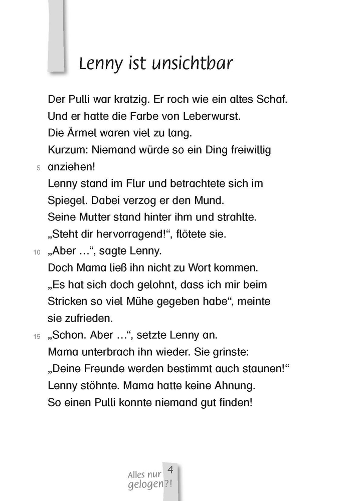 Alles nur gelogen?! – Lesestufe 2