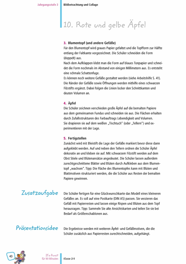 25 x Kunst für 90 Minuten – Klasse 3/4