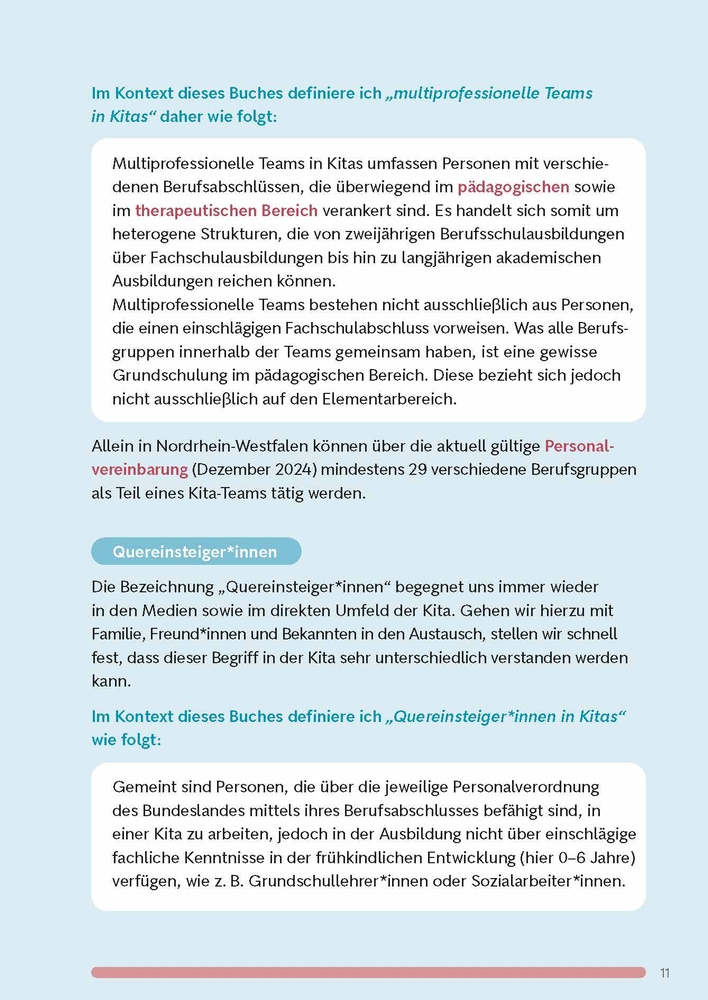 Unser multiprofessionelles Kita-Team