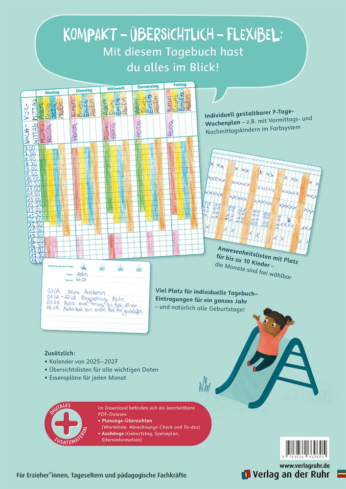 1–2–3–Alle da? Der kompakte Planer für Tagesmütter und -väter
