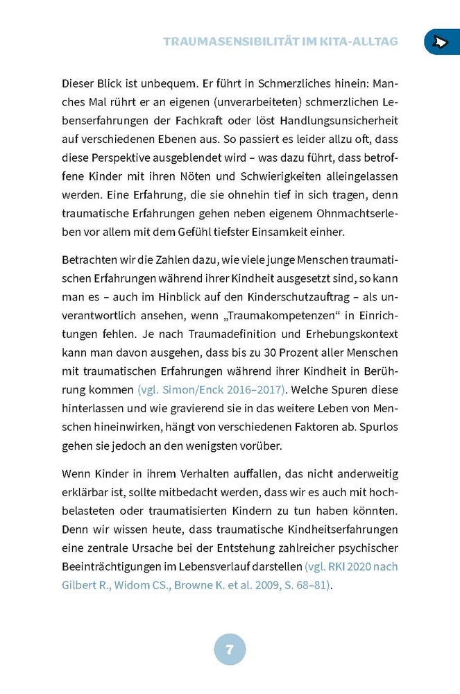 Traumasensibilität in der Kita
