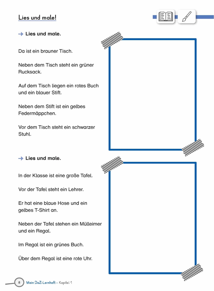 Mein DaZ-Lernheft – Mit Wimmelbildern Wortschatz und Grammatik üben