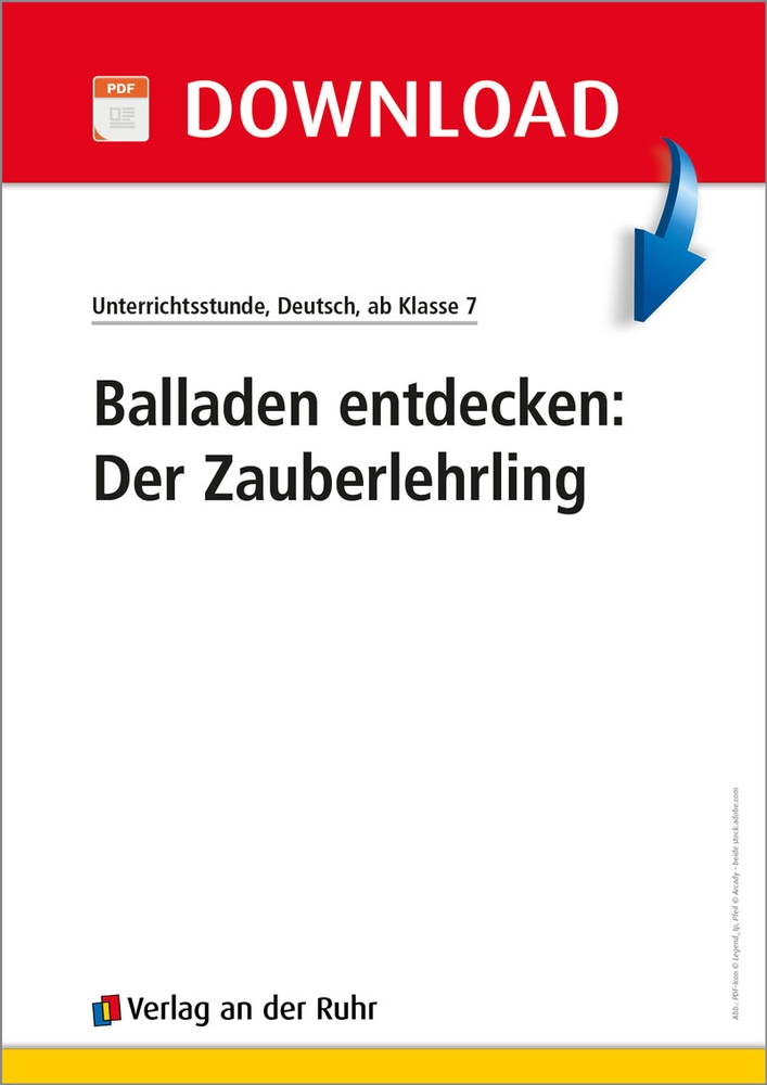 Balladen entdecken: Der Zauberlehrling