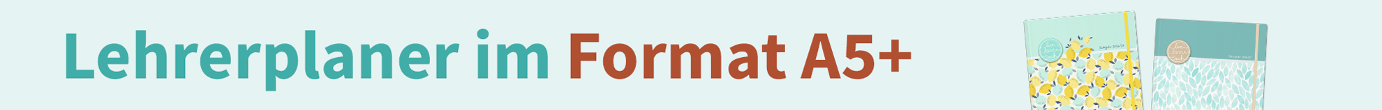 Lehrerplaner im Format A5+