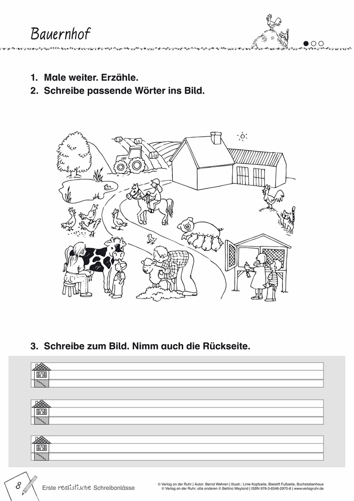 Bilder erzählen Geschichten – Erste realistische Schreibanlässe