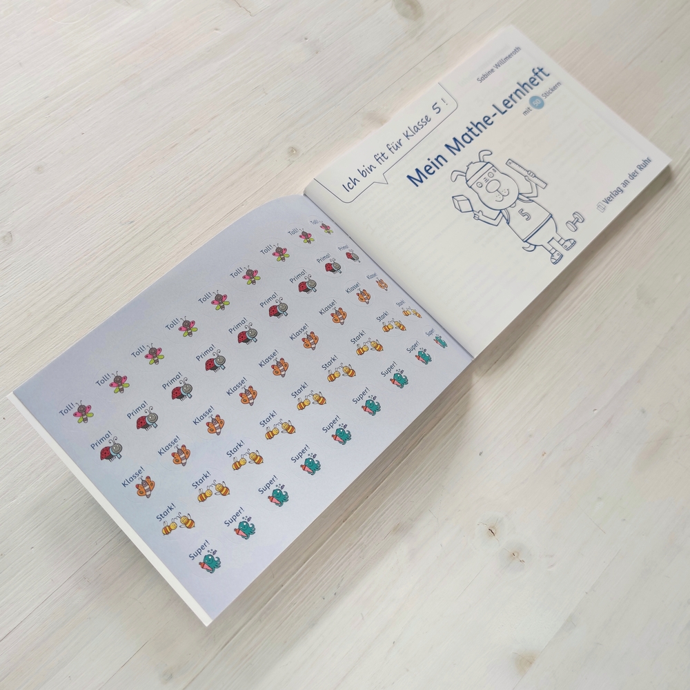 Ich bin fit für Klasse 5! Mein Mathe–Lernheft Ich bin fit für Klasse 5! Mein Mathe–Lernheft
